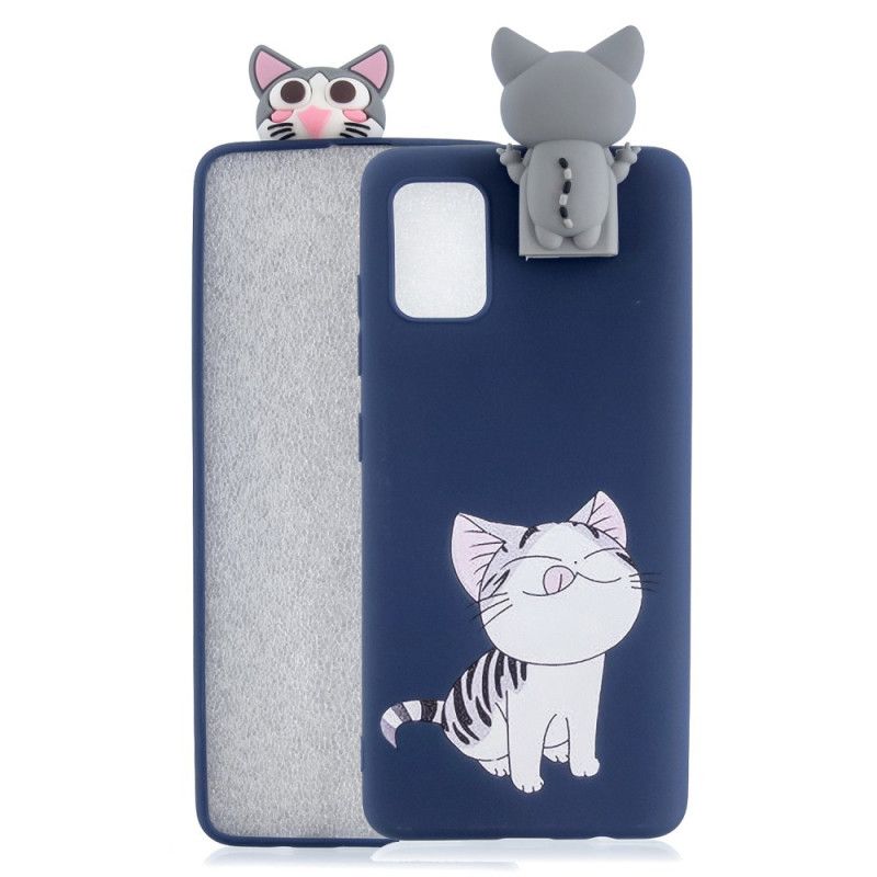 Cover for Samsung Galaxy A51 3D Charmerende Kat