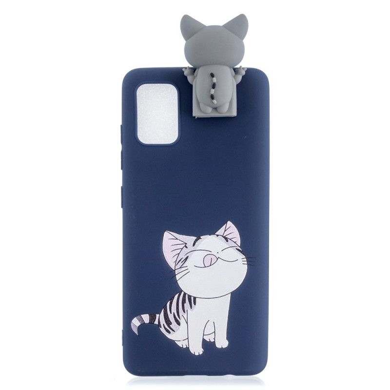 Cover for Samsung Galaxy A51 3D Charmerende Kat