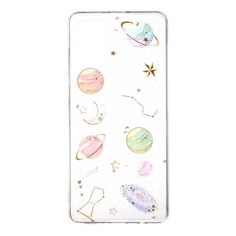 Cover for Samsung Galaxy A51 Gennemsigtig Epoxyplanet