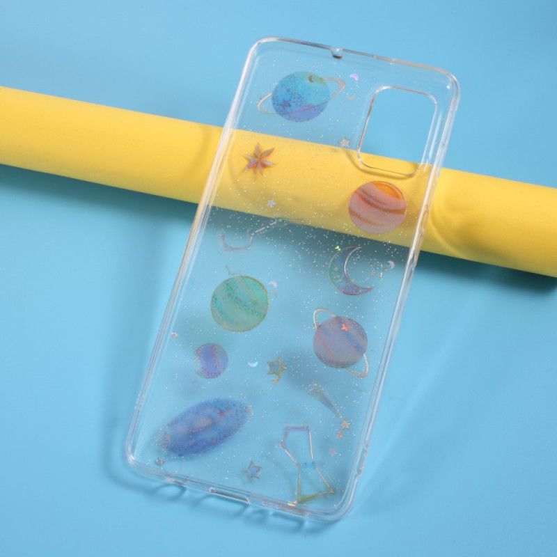 Cover for Samsung Galaxy A51 Gennemsigtig Epoxyplanet