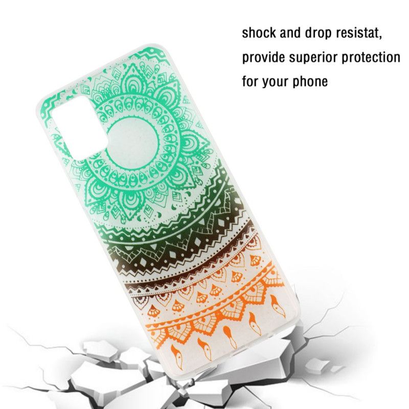 Cover for Samsung Galaxy A51 Gennemsigtig Mørkfarvet Mandala