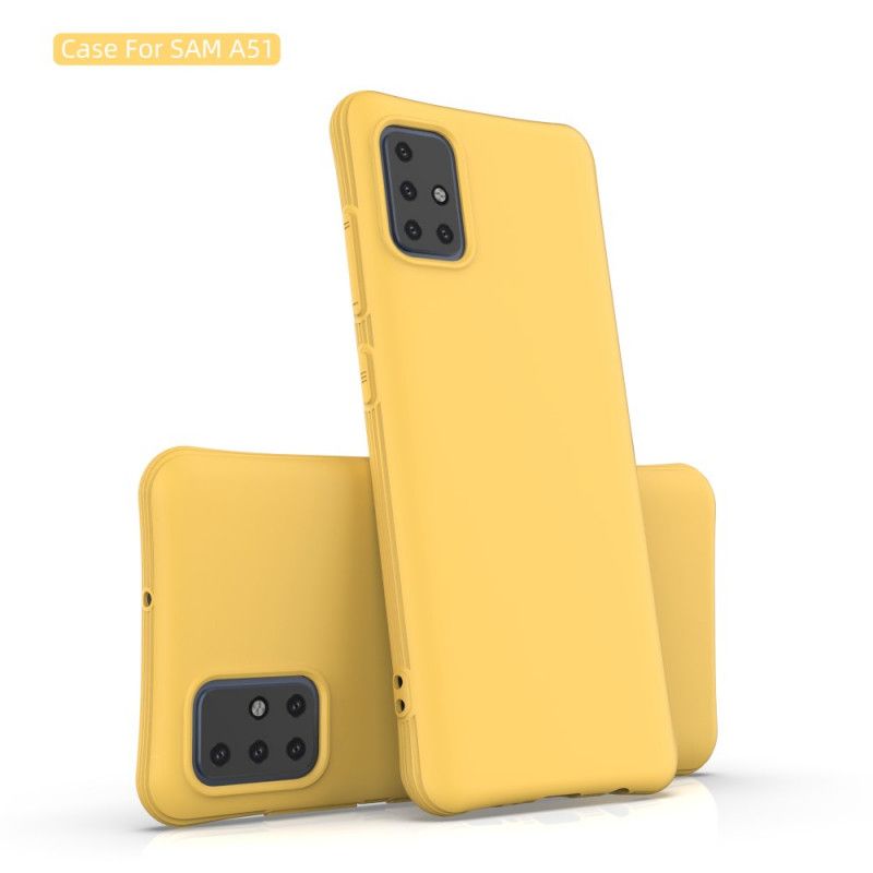 Cover for Samsung Galaxy A51 Sort Fleksibel Mattsilikone