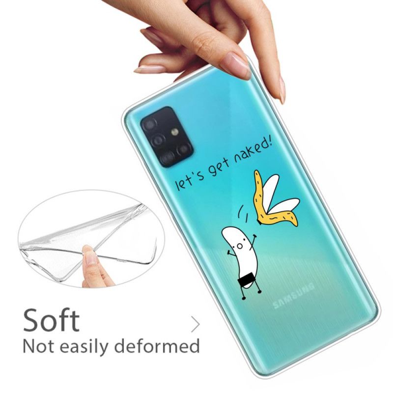 Cover Samsung Galaxy A51 Banan. Lad Os Blive Nøgne