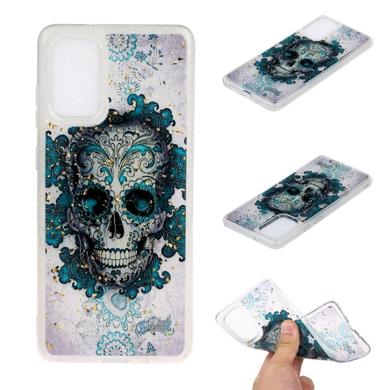 Cover Samsung Galaxy A51 Blå Kranium Original