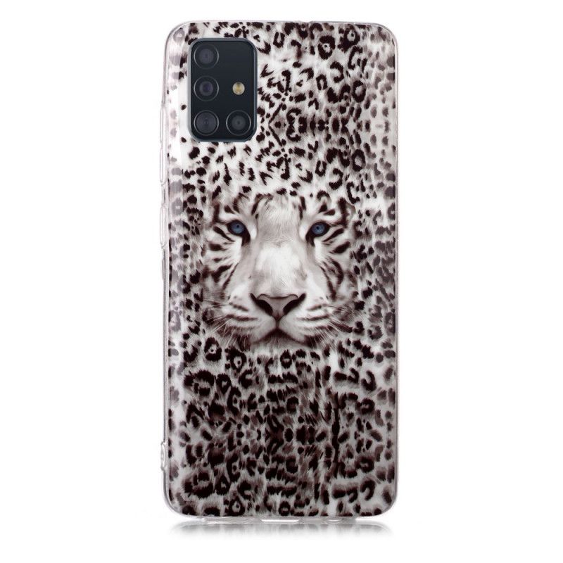 Cover Samsung Galaxy A51 Fluorescerende Leopard Original