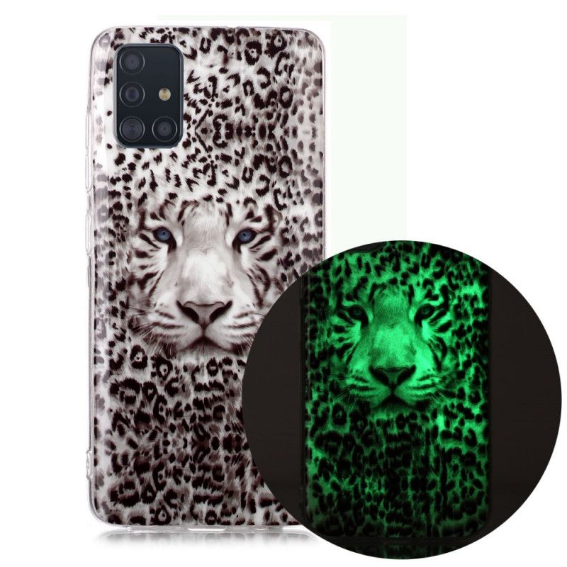 Cover Samsung Galaxy A51 Fluorescerende Leopard Original