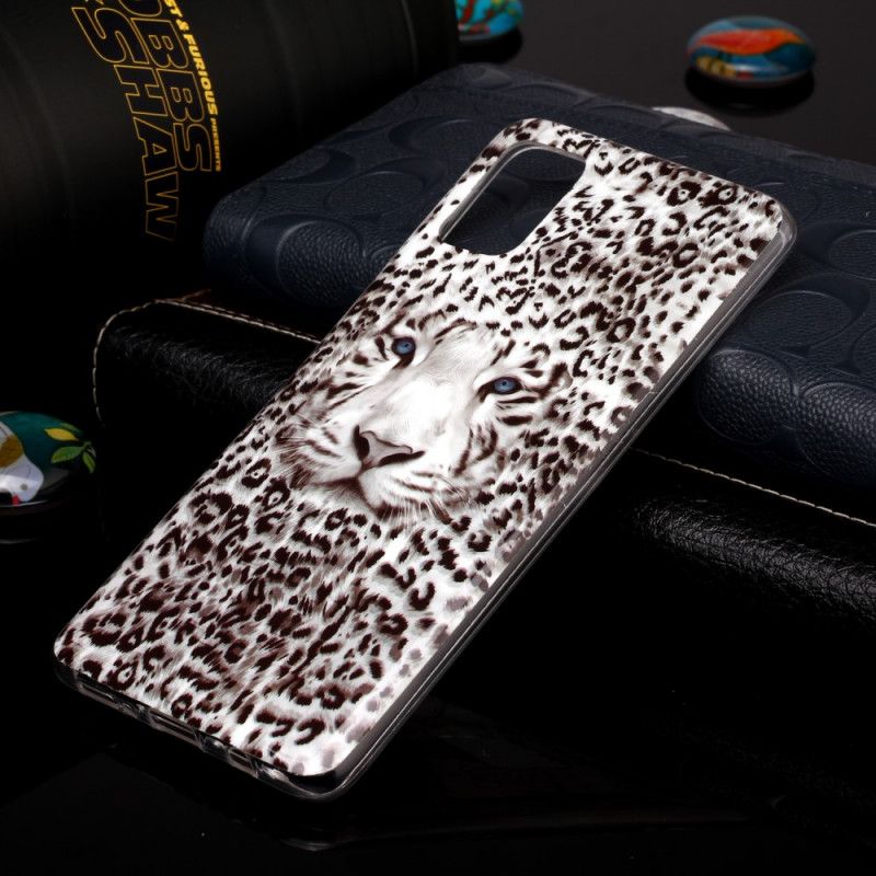 Cover Samsung Galaxy A51 Fluorescerende Leopard Original