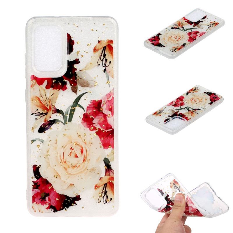 Cover Samsung Galaxy A51 Gennemsigtige Smukke Buketter