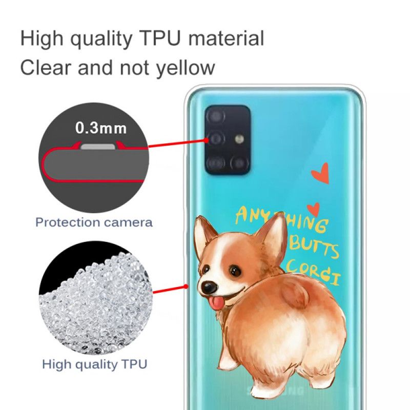 Cover Samsung Galaxy A51 Hunden Kysser Min Røv