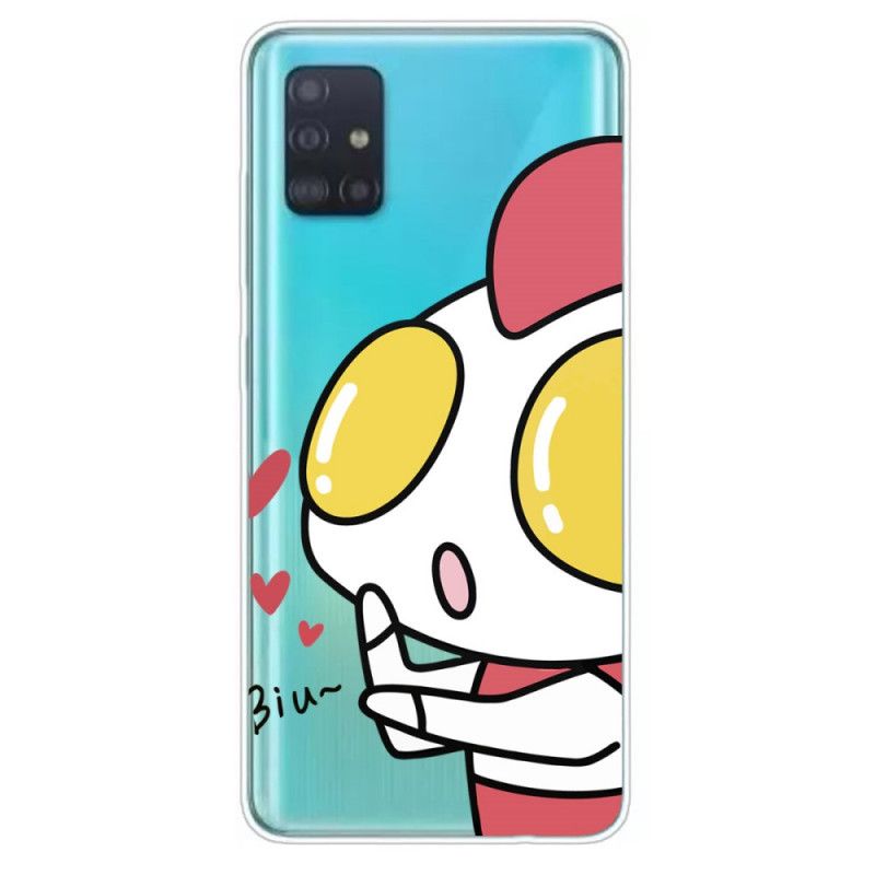 Cover Samsung Galaxy A51 Mobilcover Forelsket Robot