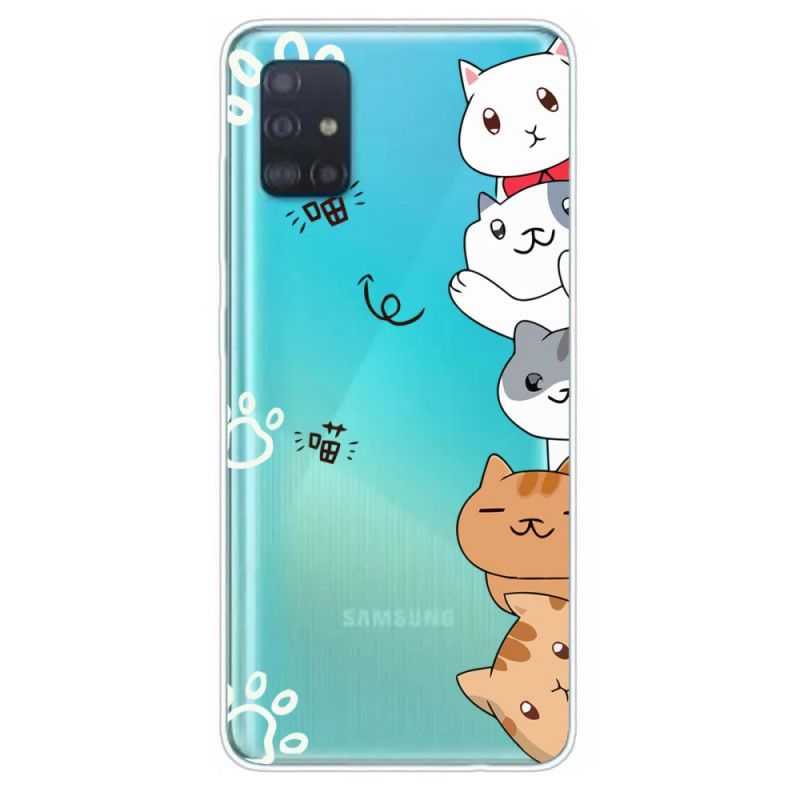 Cover Samsung Galaxy A51 Mobilcover Hej Katte