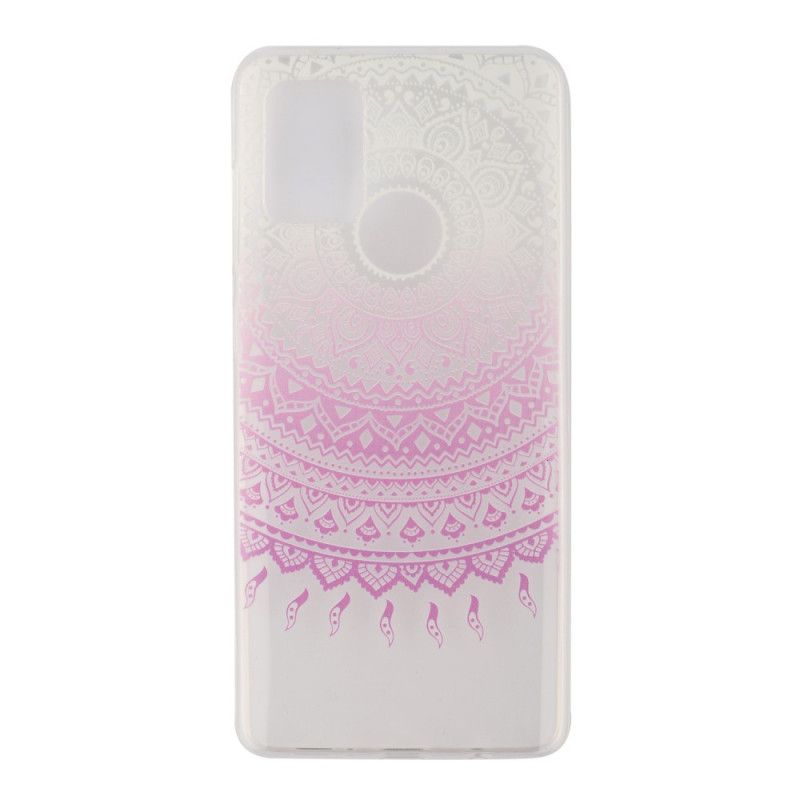 Cover Samsung Galaxy A51 Pink Gennemsigtig Farverig Mandala