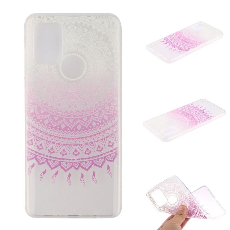 Cover Samsung Galaxy A51 Pink Gennemsigtig Farverig Mandala