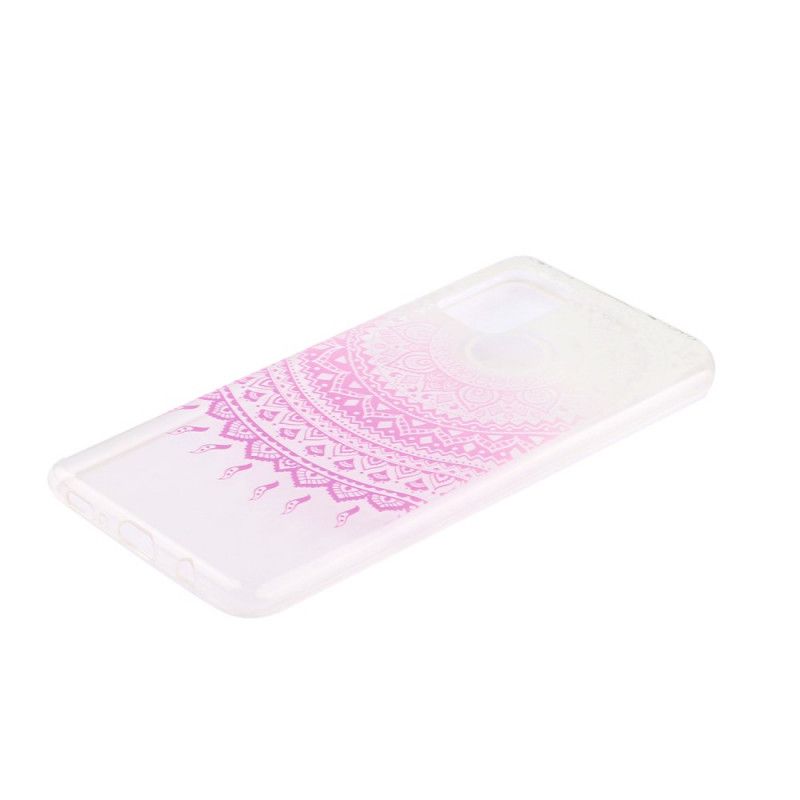 Cover Samsung Galaxy A51 Pink Gennemsigtig Farverig Mandala