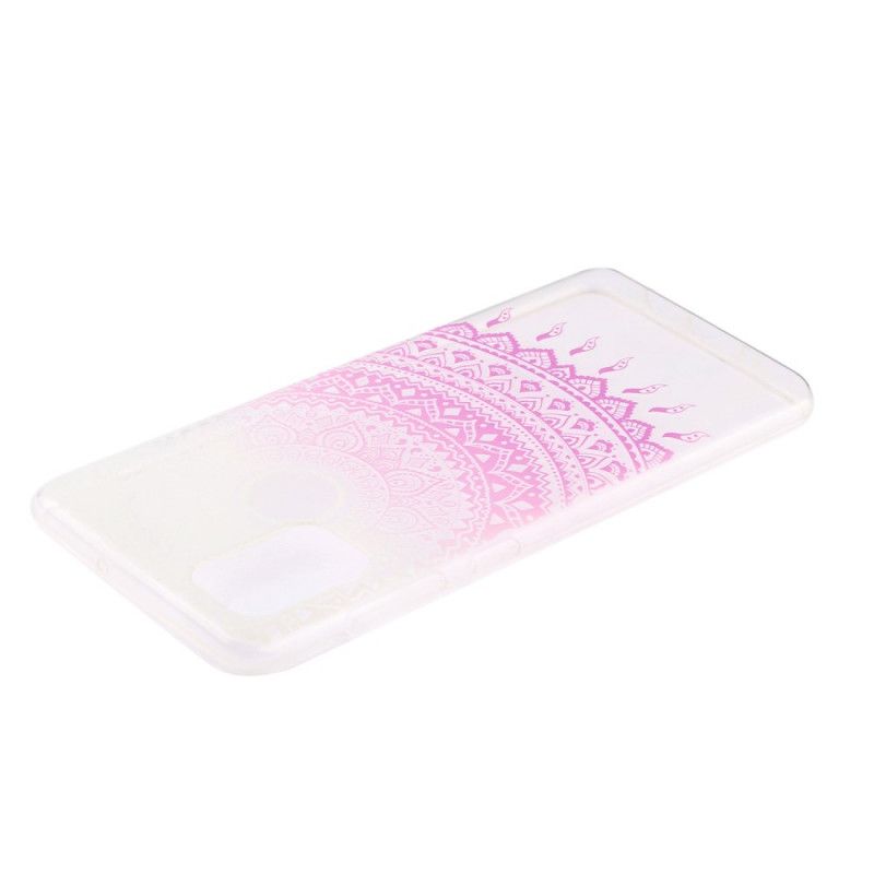 Cover Samsung Galaxy A51 Pink Gennemsigtig Farverig Mandala