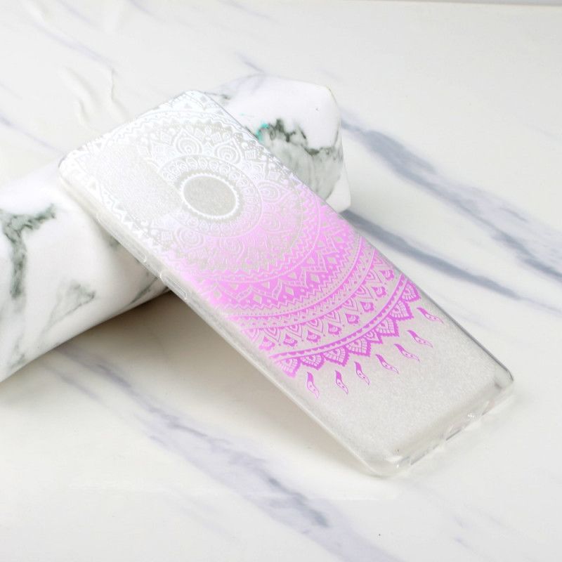 Cover Samsung Galaxy A51 Pink Gennemsigtig Farverig Mandala