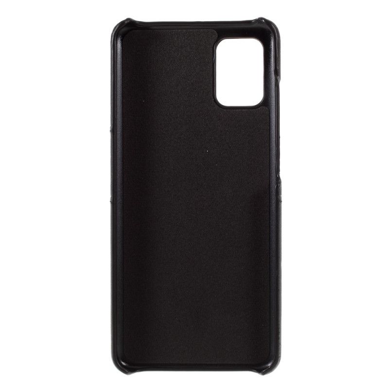 Cover Samsung Galaxy A51 Sort Dobbelt Kortholder