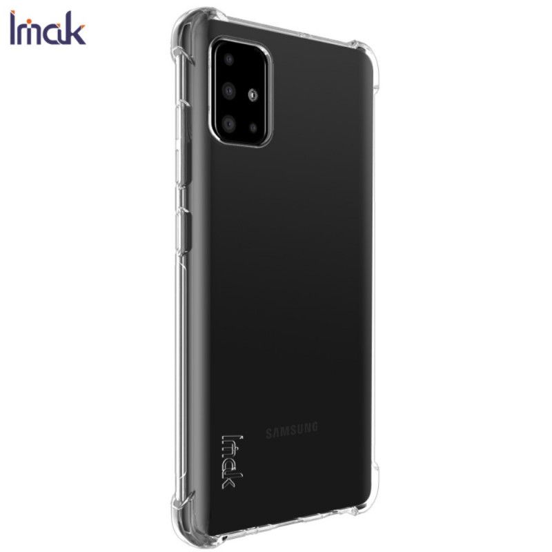 Cover Samsung Galaxy A51 Sort Imak Silkeagtig