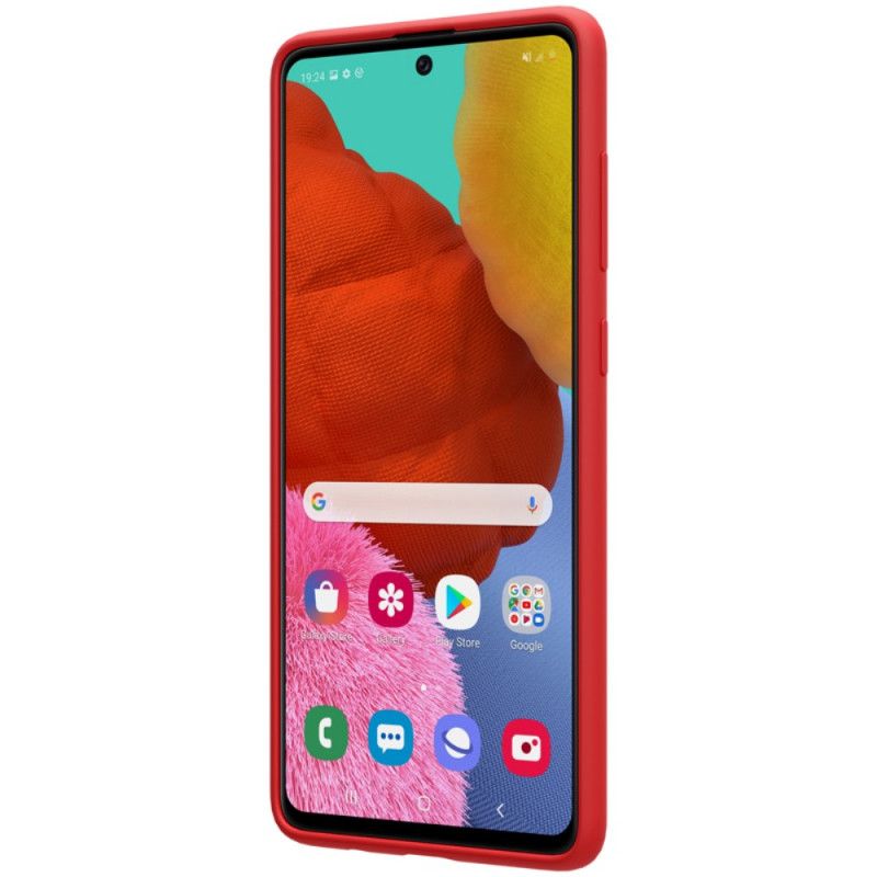 Cover Samsung Galaxy A51 Sort Nillkin Flex Ren Serie