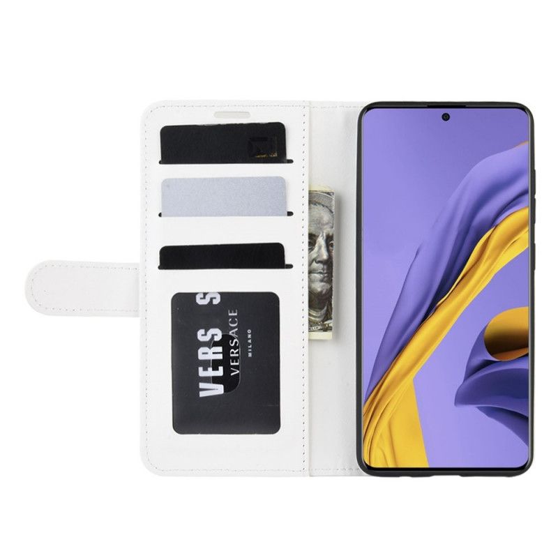 Flip Cover Læder Samsung Galaxy A51 Sort Ultra Kunstlæder Beskyttelse