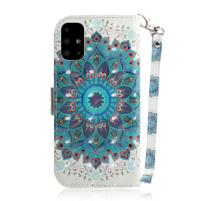 Flip Cover Samsung Galaxy A51 Mobilcover Mesterlig Mandala Med Rem