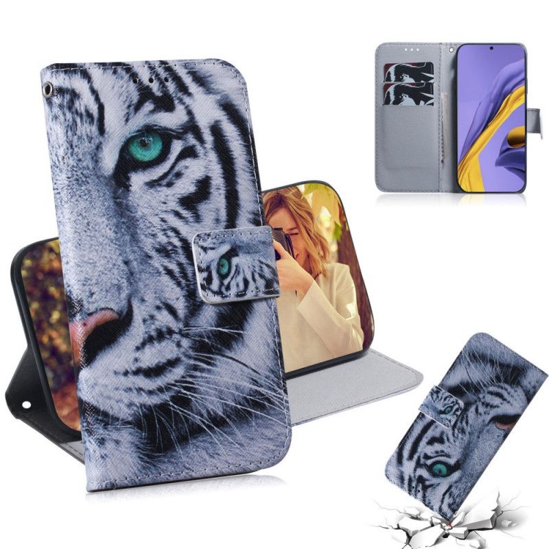 Flip Cover Samsung Galaxy A51 Mobilcover Tigeransigt