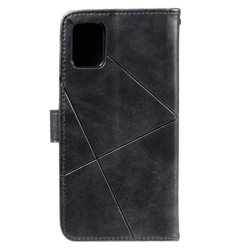 Flip Cover Samsung Galaxy A51 Sort Diamant Imiteret Læder