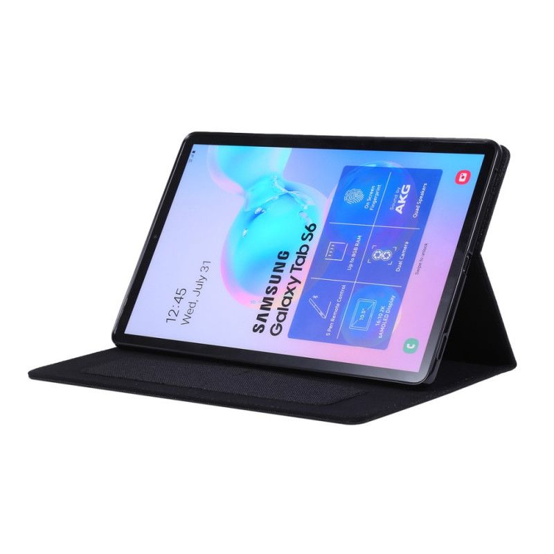 Etui Samsung Galaxy Tab S6 Sort Stof