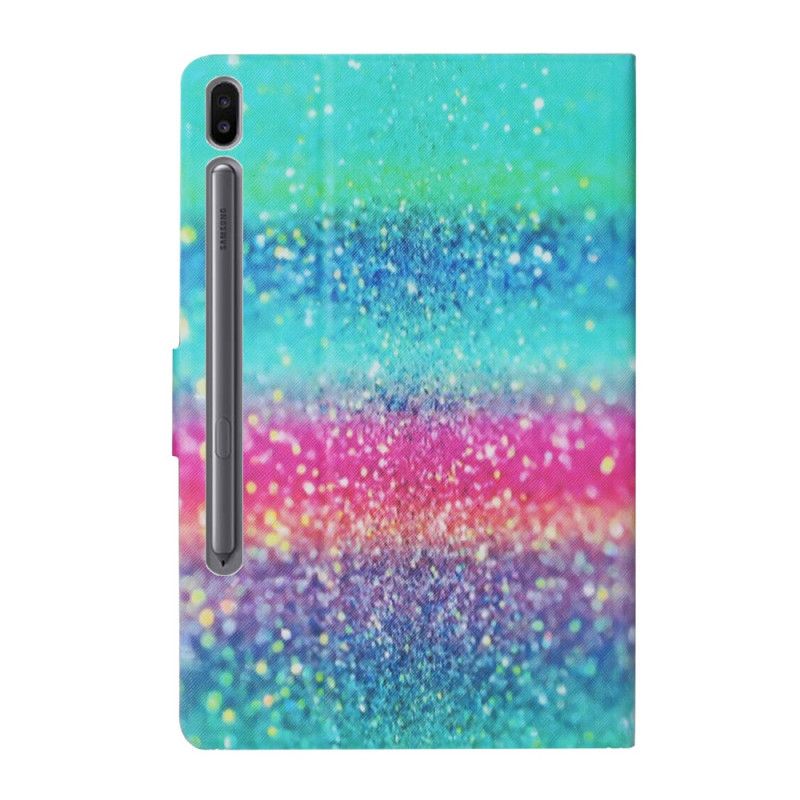 Flip Cover Læder for Samsung Galaxy Tab S6 Glitterelement