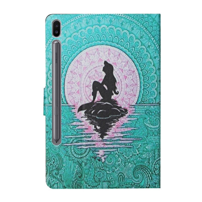 Flip Cover Læder Samsung Galaxy Tab S6 Havfrue Mandala