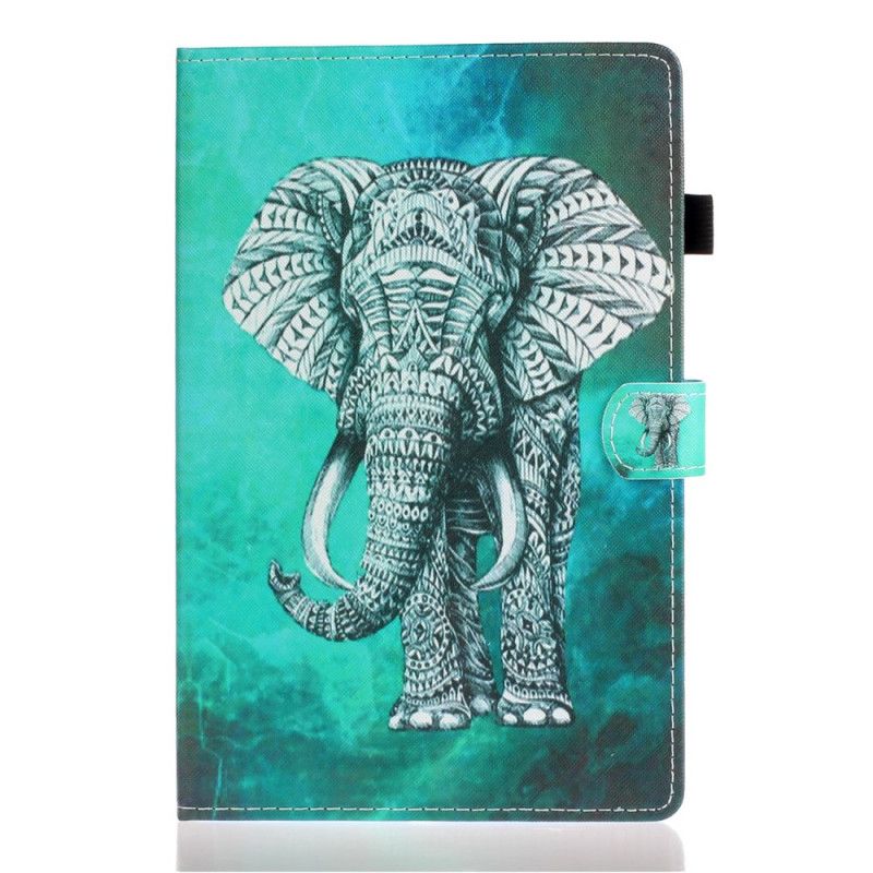 Flip Cover Læder Samsung Galaxy Tab S6 Stamme-Elefant