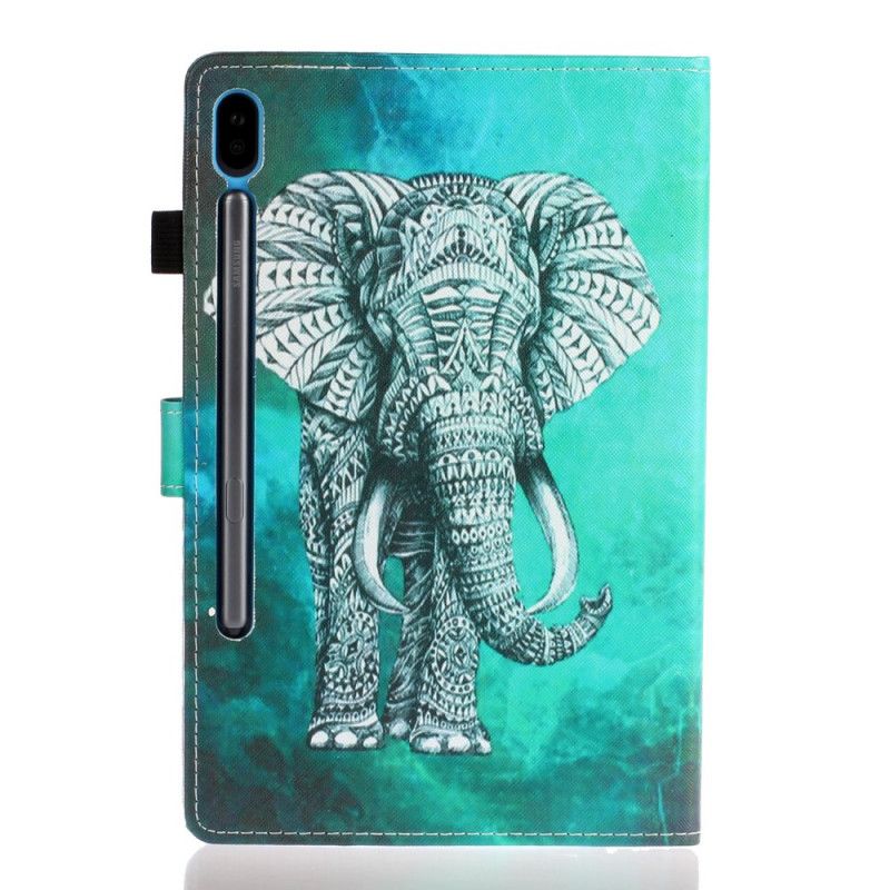 Flip Cover Læder Samsung Galaxy Tab S6 Stamme-Elefant