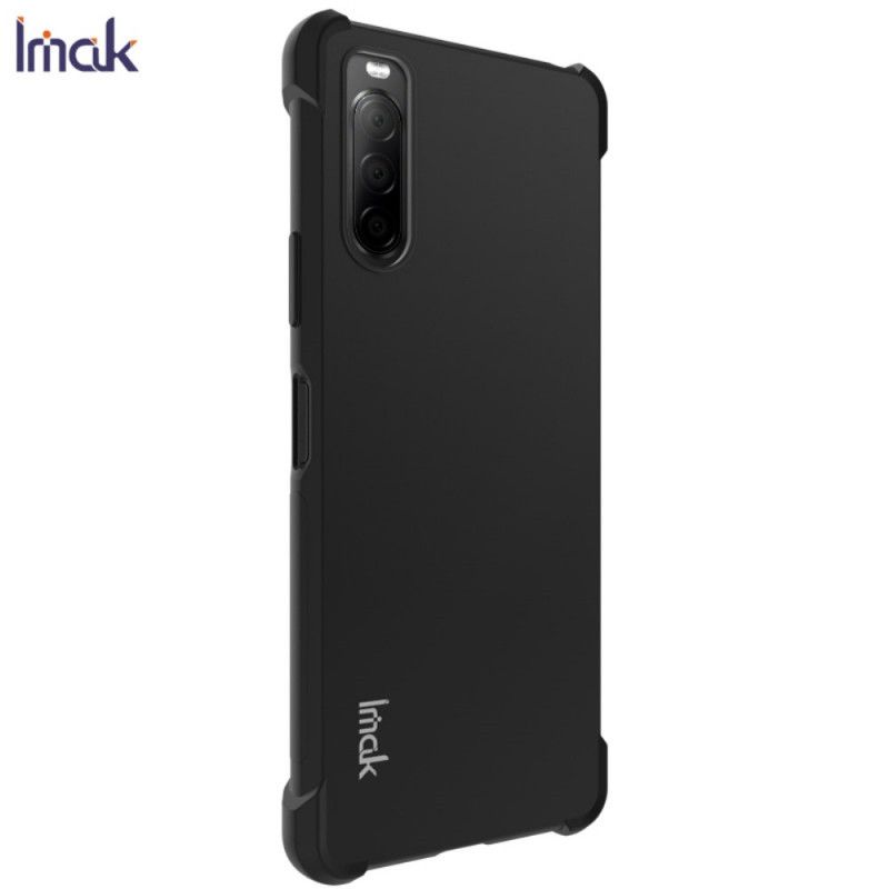 Cover for Sony Xperia 10 II Sort Imak Silkeagtig