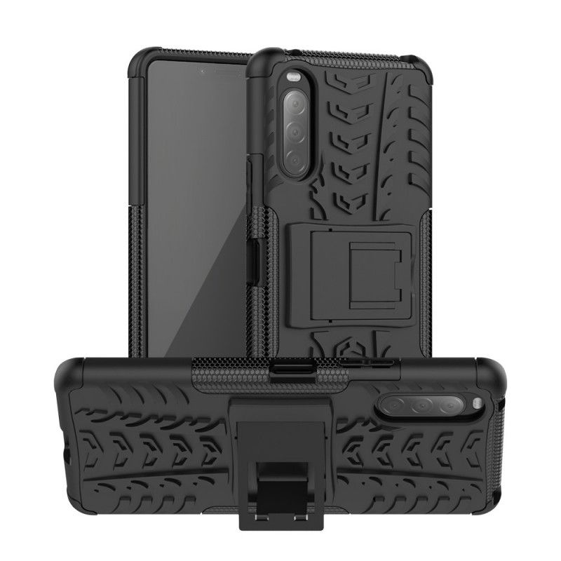 Cover for Sony Xperia 10 II Sort Ultra Premium-Resistent