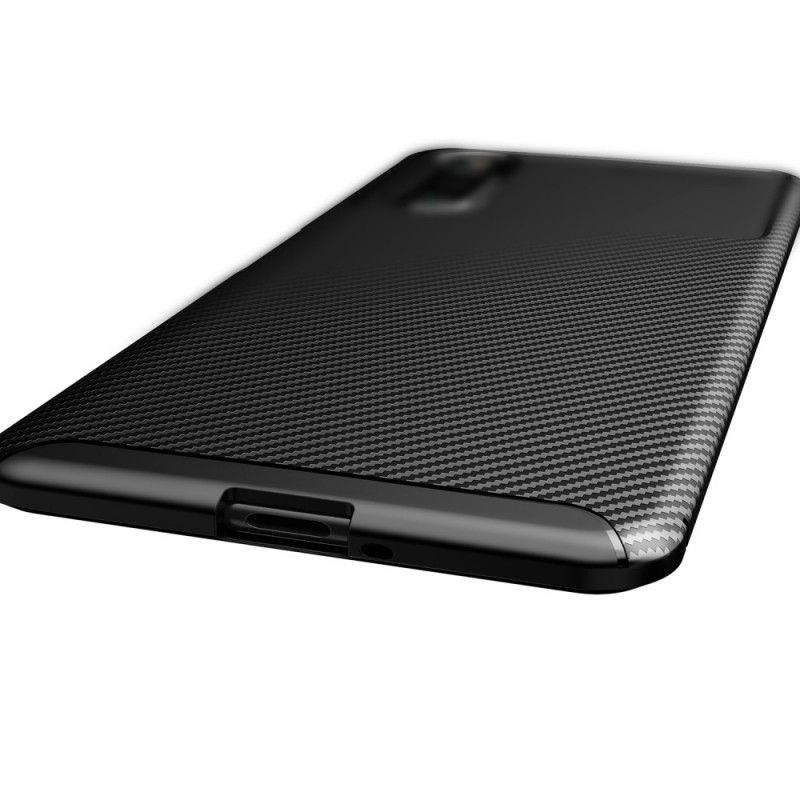 Cover Sony Xperia 10 II Sort Fleksibel Kulfiber