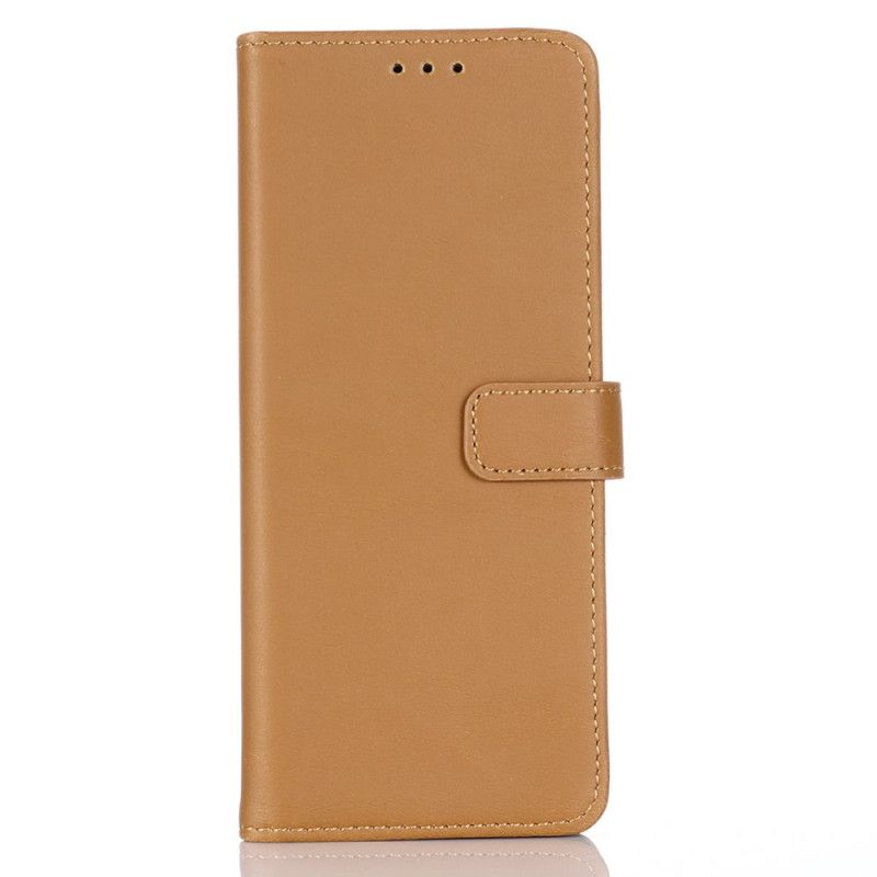 Flip Cover Læder for Sony Xperia 10 II Lysebrun Retro Kunstlæder