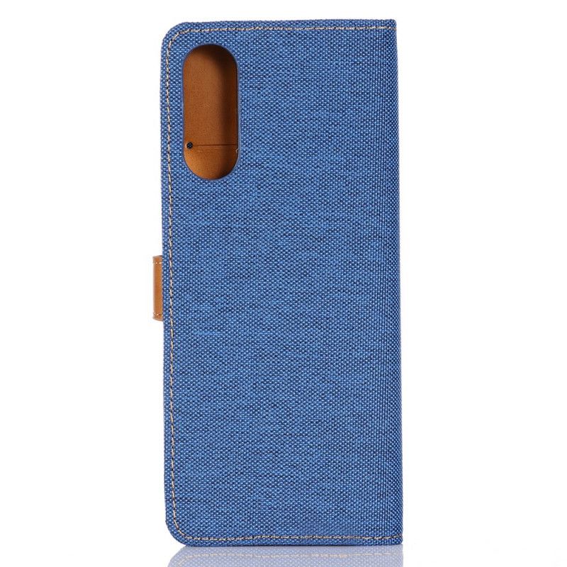 Flip Cover Sony Xperia 10 II Sort Mobilcover Oxford Stof