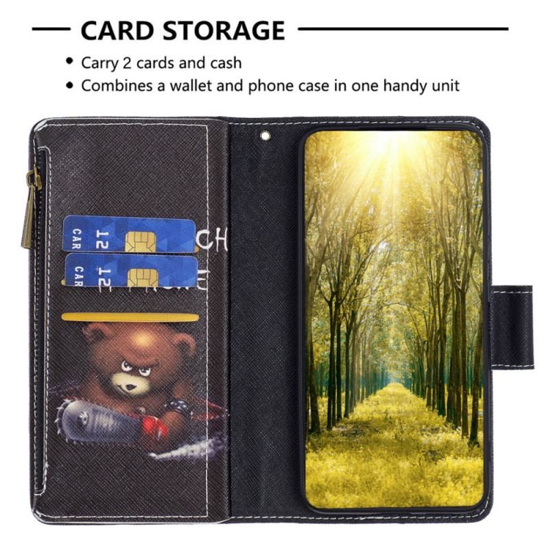 Flip Cover Google Pixel 7 Punge Etui Dangerous Bear Wallet