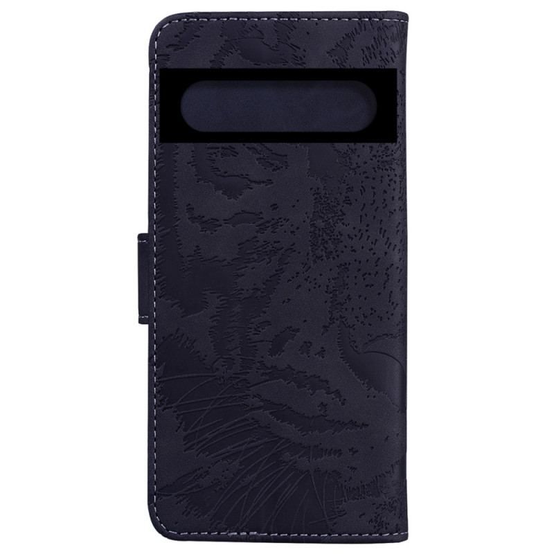 Flip Cover Google Pixel 7 Tiger Fodaftryk