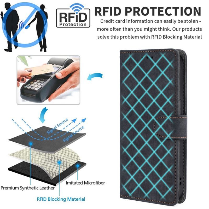 Flip Cover Honor 90 Med Snor Rfid-snor