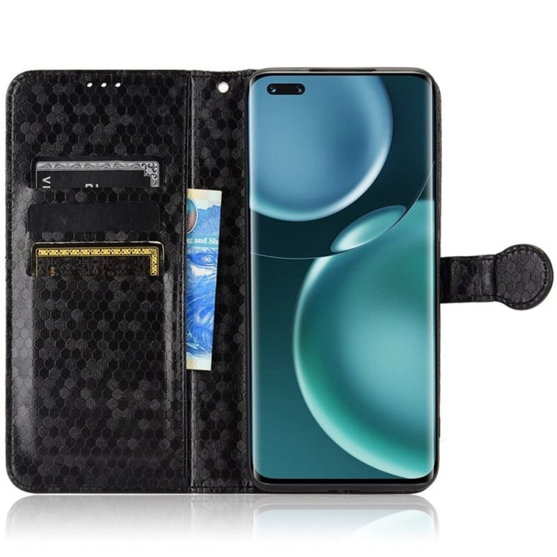 Flip Cover Honor Magic 4 Pro Med Snor 3d Strappy Design