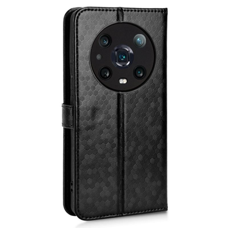 Flip Cover Honor Magic 4 Pro Med Snor 3d Strappy Design