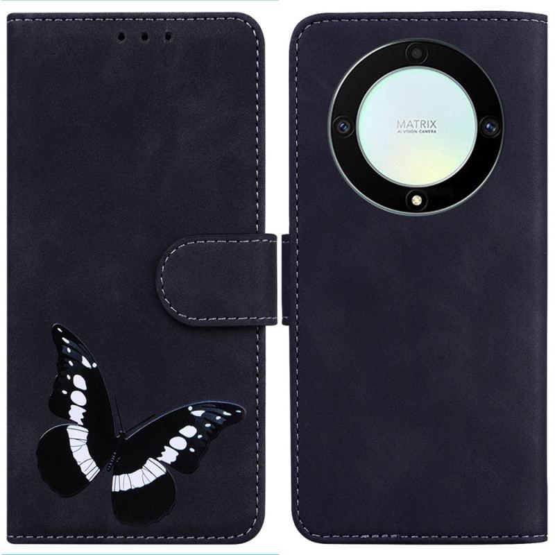 Flip Cover Honor Magic 5 Lite Sommerfugle Design