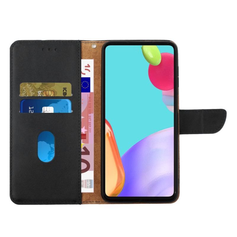 Flip Cover Huawei P60 Pro Ægte Nappa Læder