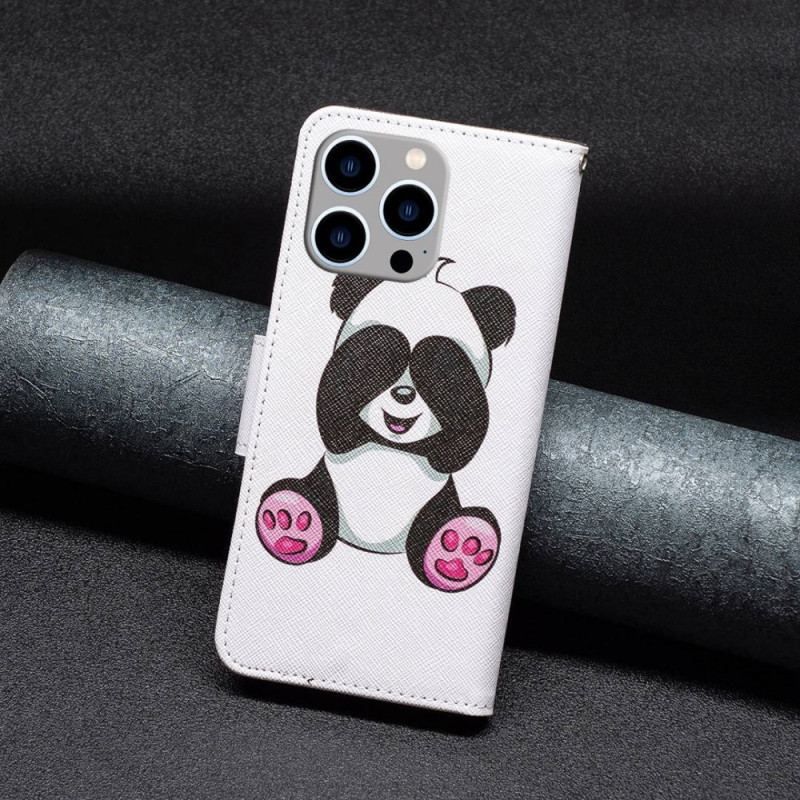 Flip Cover iPhone 14 Pro Max Panda