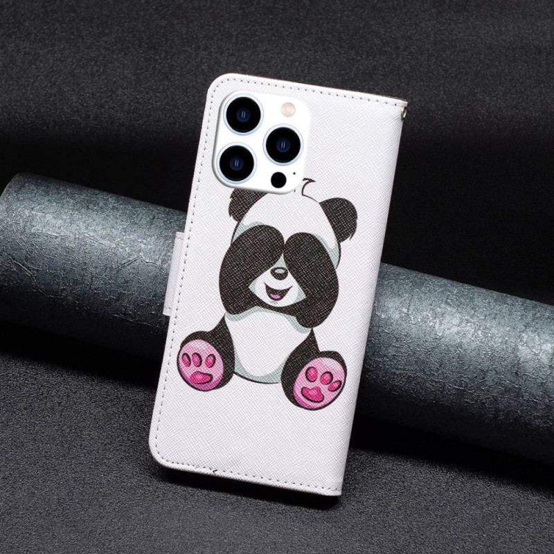 Flip Cover iPhone 14 Pro Panda