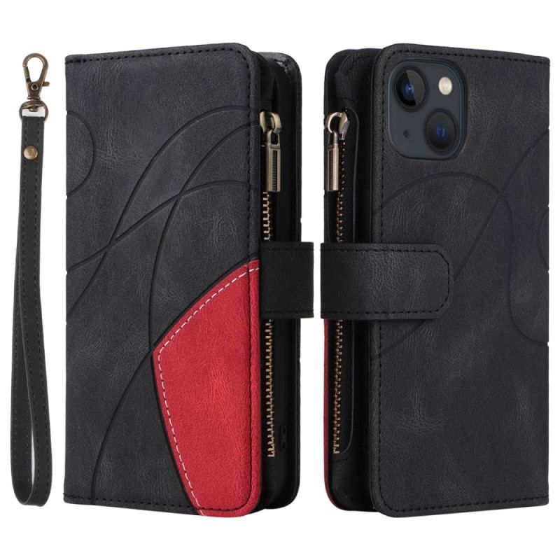 Flip Cover iPhone 14 Punge Etui Multifunktions Tegnebog