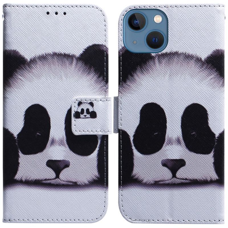 Flip Cover iPhone 15 Panda