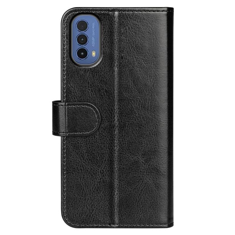 Flip Cover Moto E40 / E30 / E20 Designer Lædereffekt