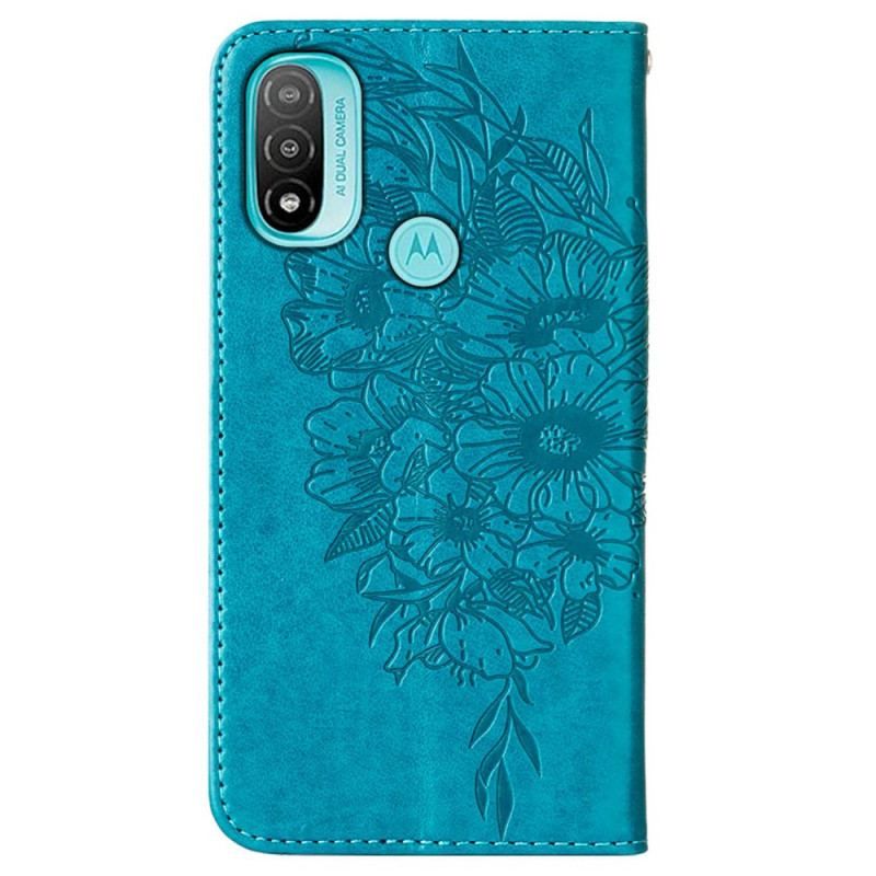 Flip Cover Moto E40 / E30 / E20 Sommerfugle Design